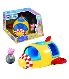 Игровой набор"Ракета Пеппы неваляшка" с фигуркой Пеппы