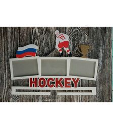 Держатель для медалей Хоккей с фоторамками