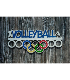 Деревянный держатель для медалей Волейбол