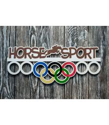 Деревянный держатель для медалей Конный спорт