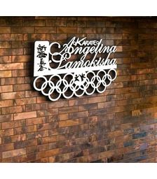 Держатель для медалей Каратэ с именем и фамилией