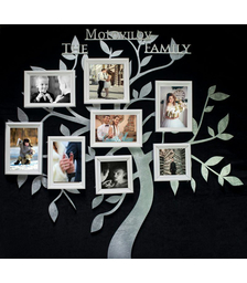 Фамильное дерево с фоторамками