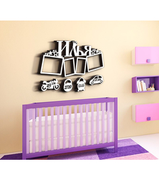 Фоторамка с именем Илья и метриками