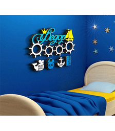 Деревянная фоторамка с именем Федор и метриками