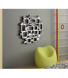 Деревянная фоторамка с именем Артем + метрики