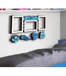 Деревянная фоторамка с именем Максим + метрики