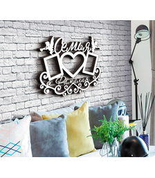 Фоторамка Семья с фамилией