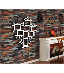 Деревянная фоторамка Семья