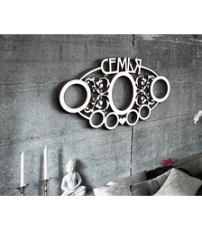 Деревянная фоторамка Семья