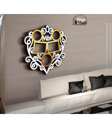 Деревянная фоторамка Мы с инициалами