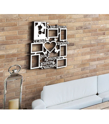 Деревянная фоторамка 5 лет вместе