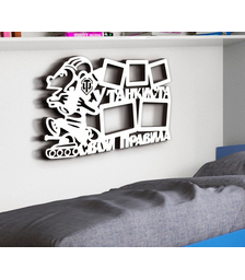 Деревянная фоторамка У танкиста свои правила