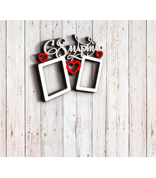 Деревянная фоторамка 8 марта