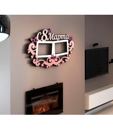 Деревянная фоторамка С 8 марта