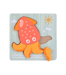 Пазл-вкладыш "Медуза"