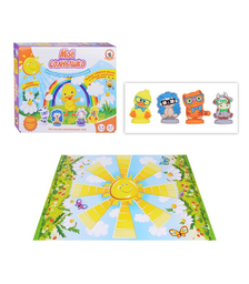 Настольная игра с фишками-зверятами "Мое солнышко"