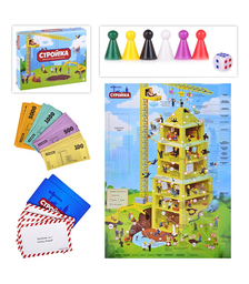 Настольная игра "Стройка" в коробке