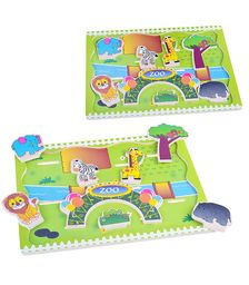 Пазл-вкладыш "Животные Сафари"