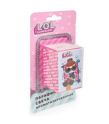 Аромасвеча (мятная в полоску) LOL.