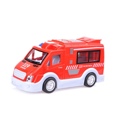 Машина "Пожарная машина" на батарейках, в пакете