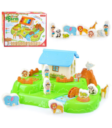 Домик с животными, в коробке