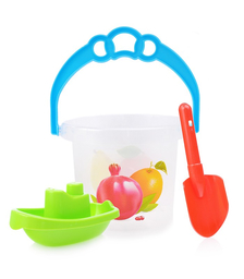 Песочный набор № 121 (ведро 0,8 л термо, совок 19см, кораблик малый)