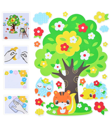 Наклейки для декора Дерево, в пакете