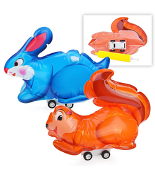 Заводная игрушка "Животное" (надув) в ассортименте, в пакете