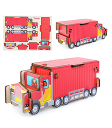 Пазл деревянный "Грузовик"