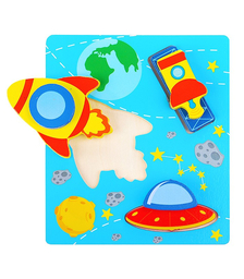 Пазл - вкладыш "В космосе"