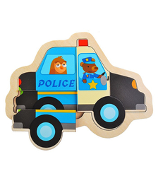Пазл в рамке "Полицейская машина"