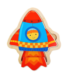 Пазл в рамке "Ракета"