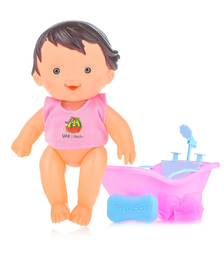 Пупс с аксессуарами, в сетке