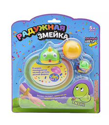 Змейка на батарейках, на листе