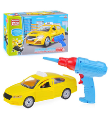 Конструктор "Машина-Такси" в коробке