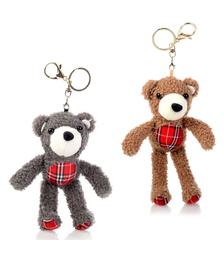 Мягкая игрушка-брелок Медвежонок, 17 см