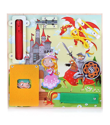 Бизиборд 25*25мм "Сказочные герои"