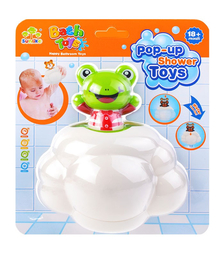 Игрушка для купания "Лягушенок в облачке" на листе