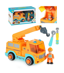 Машина "Спецтехника" на батарейках, в коробке