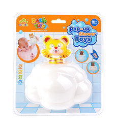 Игрушка для купания "Тигренок в облачке" на листе