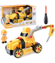 Конструктор "Строительная техника" с отверткой, в коробке