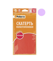 Скатерть полиэтиленовая 110 х 140 см. (4 цвета в ассор. )