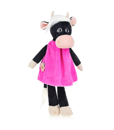 Коровка Даша в бархатном платье, 23см