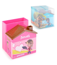 Подставка для пишущих принадлежностей Домик  ассорти пластик