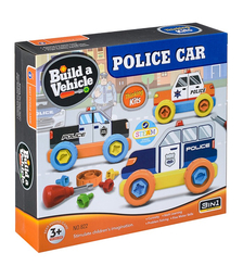 Конструктор "Машина" с отверткой, в коробке