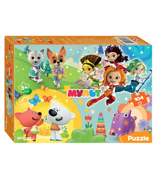 Пазлы 104 "Сказочный патруль и др. Мульт"