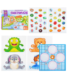 Настольная игра "Пикничок" с объемными фигурами