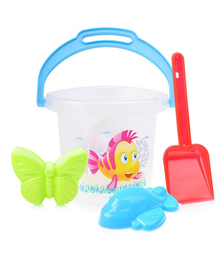 Песочный набор № 132 (ведро 1,4 л термо, 2 формочки, совок 21 см)