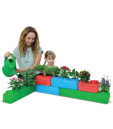 Игрушка-конструктор "Юный садовод" 3 секции пластик