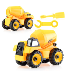 Конструктор "Строительная техника" с отверткой, в пакете